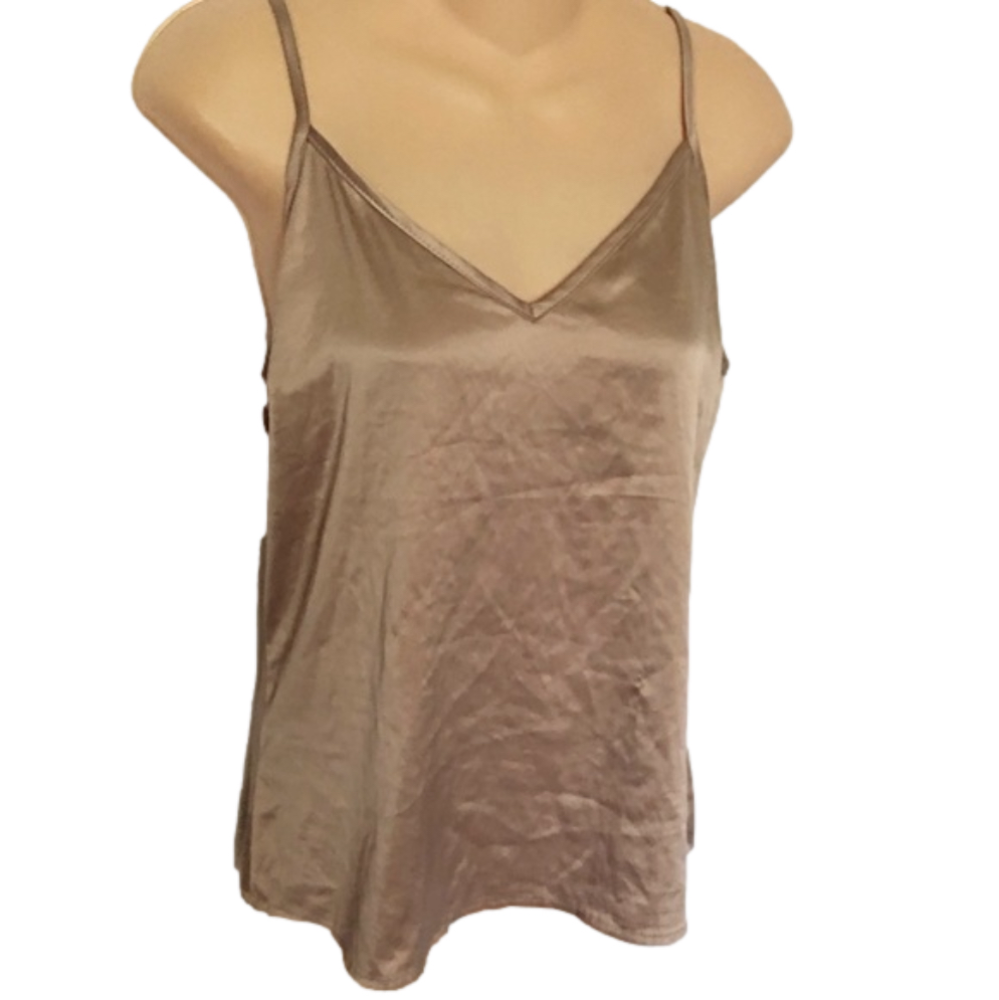 REVAMPED Tan Colour Tank Top